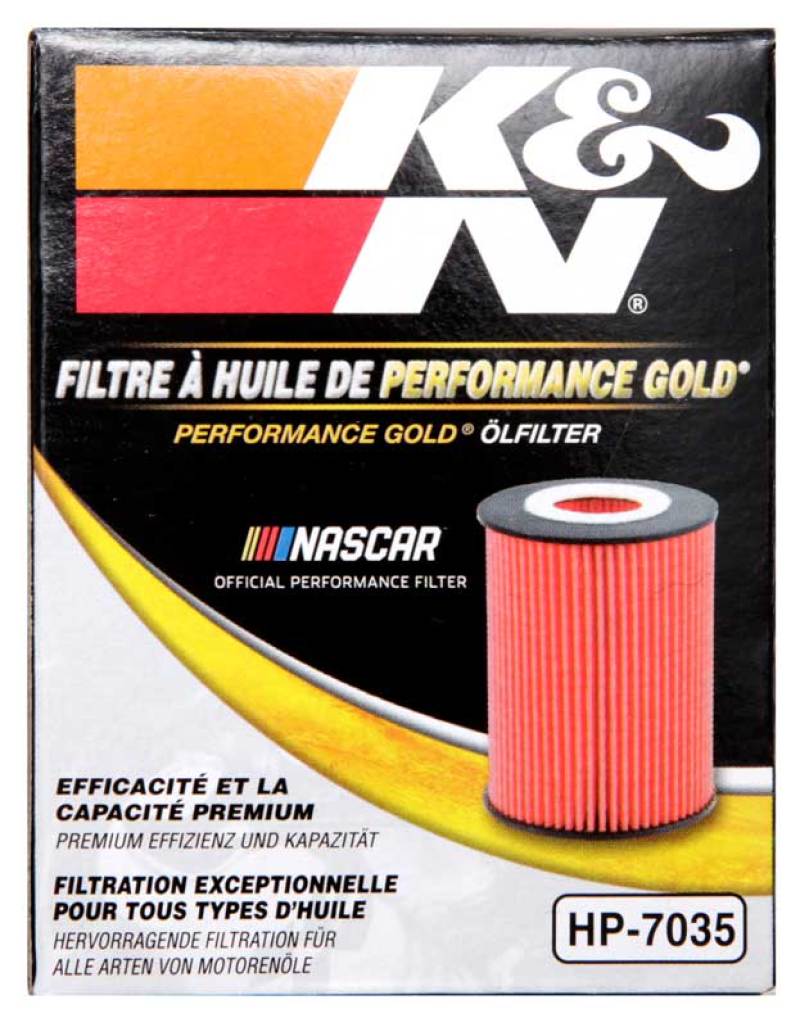 K&N Engineering HP-7035 Performance Oil Filter for Kia and Hyundai Vehicles