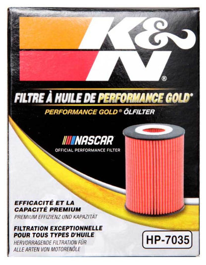 K&N Engineering HP-7035 Performance Oil Filter for Kia and Hyundai Vehicles