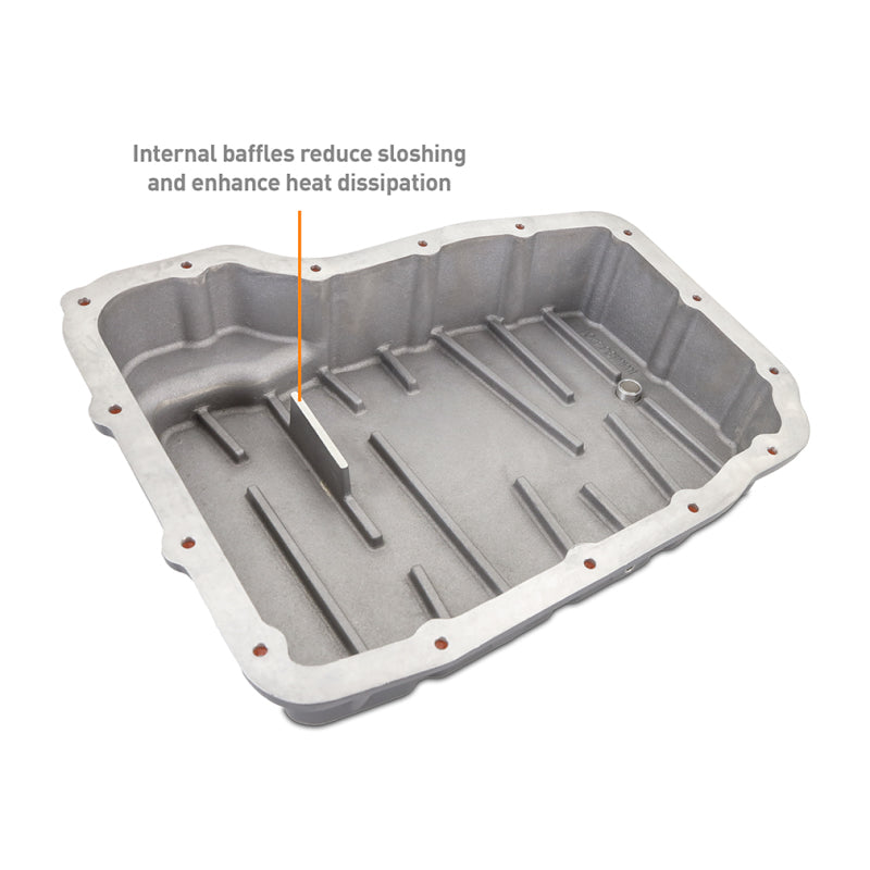 Mishimoto Aluminum Transmission Pan for 2004-2024 Dodge Ram 6.7L Cummins — Cast Aluminum with Improved Cooling and Capacity