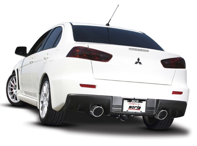 Borla S-Type Cat-Back Exhaust System for 2009-2017 Mitsubishi Lancer Ralliart 2.0L Turbo