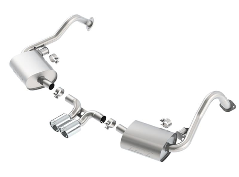 Borla 14-15 Porsche Cayman/Boxster (981) RWD 2-Door Dual Center Rear Exit Catback Exhaust System