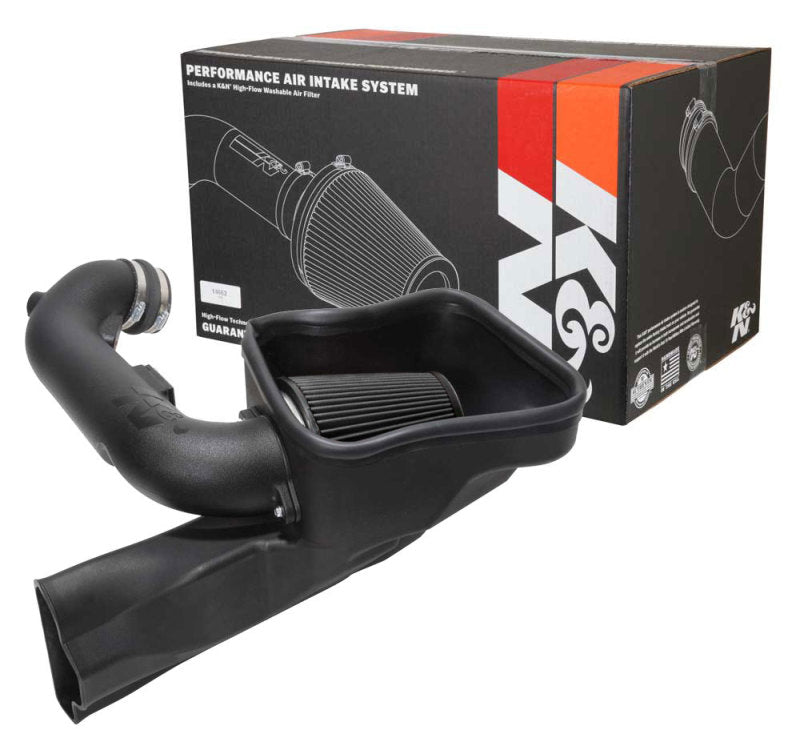 K&N 18-23 Ford Mustang GT 5.0L V8 F/I DryFlow Performance Air Intake System