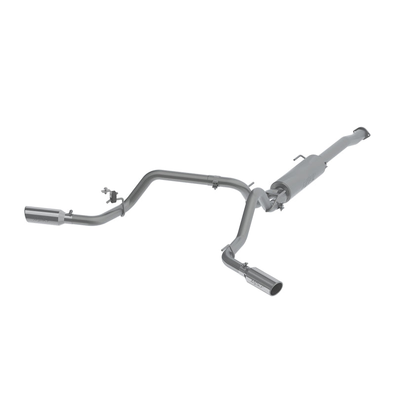 MBRP Armor Plus Series Cat Back Exhaust System for 2016-2017 Toyota Tacoma 3.5L V6 with Dual Split Side Exit and 4-Inch Tips
