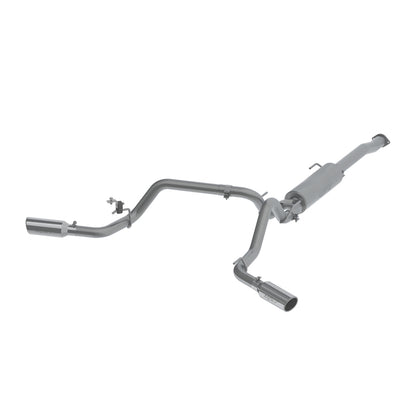 MBRP Armor Plus Series Cat Back Exhaust System for 2016-2017 Toyota Tacoma 3.5L V6 with Dual Split Side Exit and 4-Inch Tips