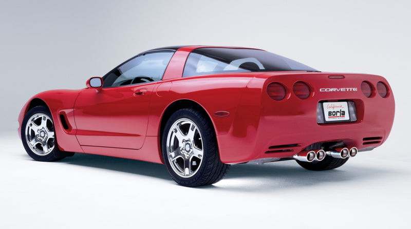 Borla Corvette Z06 X Pipe with Mid-Pipes - Performance Exhaust System for C5 / C5 Z06 5.7L V8