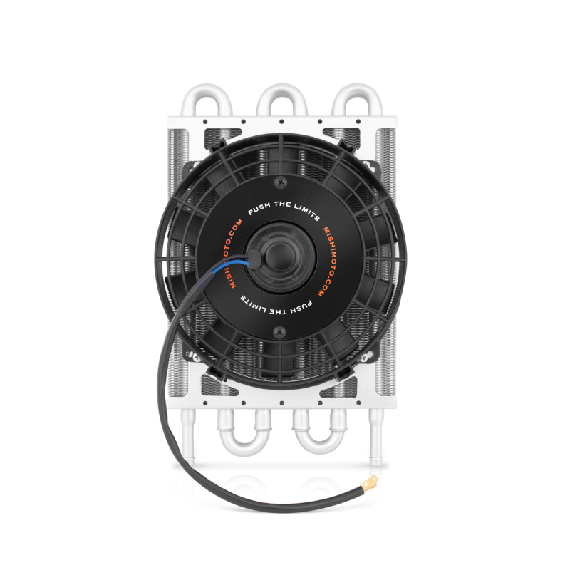 Mishimoto Heavy Duty Transmission Cooler with 8-Inch Electric Fan for Ford Mustang