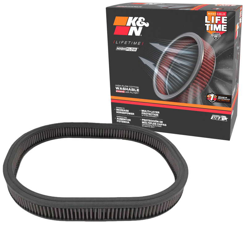 K&N Replacement High-Flow Air Filter for 1968-1972 Plymouth Barracuda, Belvedere, Fury, GTX - Part E-1980