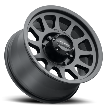 Method MR703 17x8.5 Inch Black Off-Road Wheel with Bead Grip Technology
