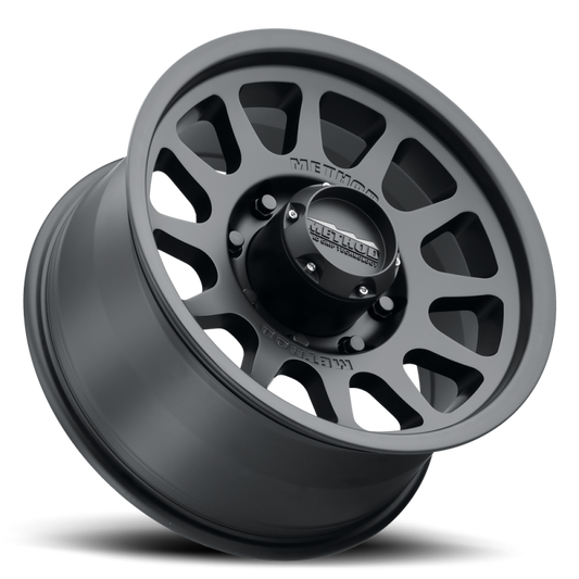 Method MR703 17x8.5 Inch Black Off-Road Wheel with Bead Grip Technology