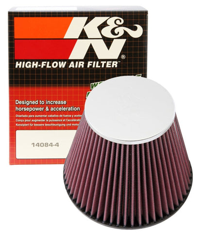 K&N Engineering RF-1048 Round Tapered Universal Air Filter with 6-Inch Flange ID