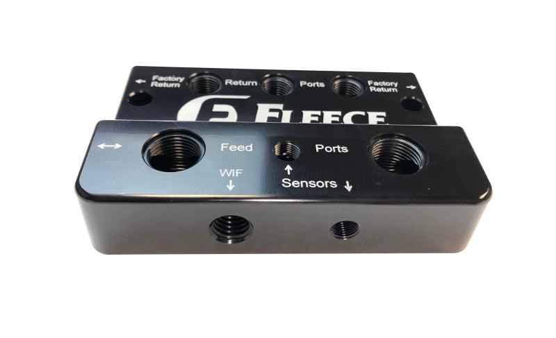 Fleece Performance 10-12 Dodge 6.7L Cummins 4th Gen Fuel Distribution Block FPE-FFD-RF-4G