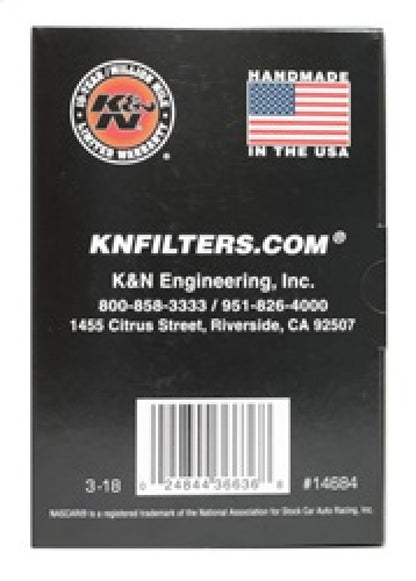 K&N Engineering RU-5288 Universal Round Clamp-On Air Filter – 3-inch Flange ID, 6-inch Base OD, 4.625-inch Top OD, 3-inch Height