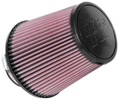 K&N Universal Clamp-On Air Filter 3 inch Flanged, 6 inch Body, 4.5 inch Top, 6 inch Height - Part Number RU-4180