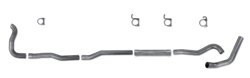 Diamond Eye Performance 4-inch Turbo Back Exhaust System Kit for 1989-1993 Dodge 5.9L Cummins 2500/3500 - Aluminized Steel