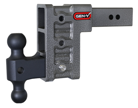 Gen-Y Mega Duty 2.5in Shank 6in Drop 3K TW 21K Hitch w/GH-061 Dual-Ball