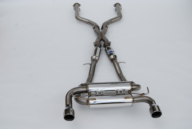 Invidia Gemini 70mm Cat Back Exhaust System for 2022+ Nissan Z with Rolled SS Tips - Part #HS22N4Z7GM1RSL