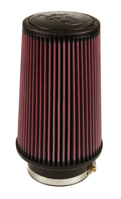 K&N Engineering Universal Rubber Air Filter 4 Inch Flanged for Automotive and Equipment Applications