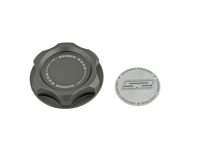 Skunk2 Racing Honda Billet Oil Cap (Part Number 626-99-0072) - Hard Anodized Finish for Honda and Acura Engines