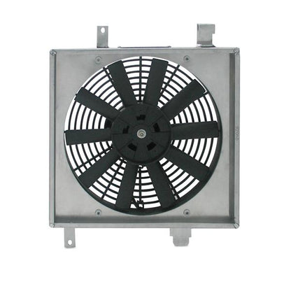 Mishimoto 22x18x3.5 Inch Aluminum Fan Shroud Kit for Dual Pass Race Radiator