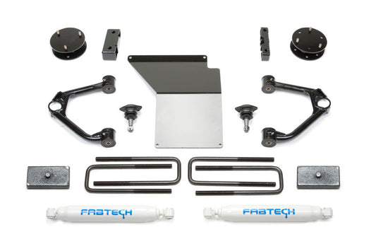 Fabtech 07-18 GM K1500 4-Inch Budget Lift System with Rear Performance Shocks - Part K1059
