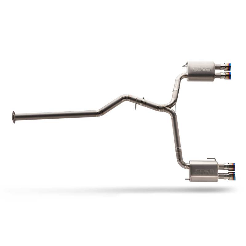 Cobb 22-24 Subaru WRX Titanium Catback Exhaust with Burnt Titanium Tips