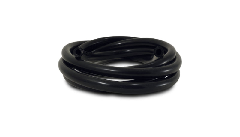 Vibrant 5/32 inch I.D. Silicone Vacuum Hose - 50 ft. Black