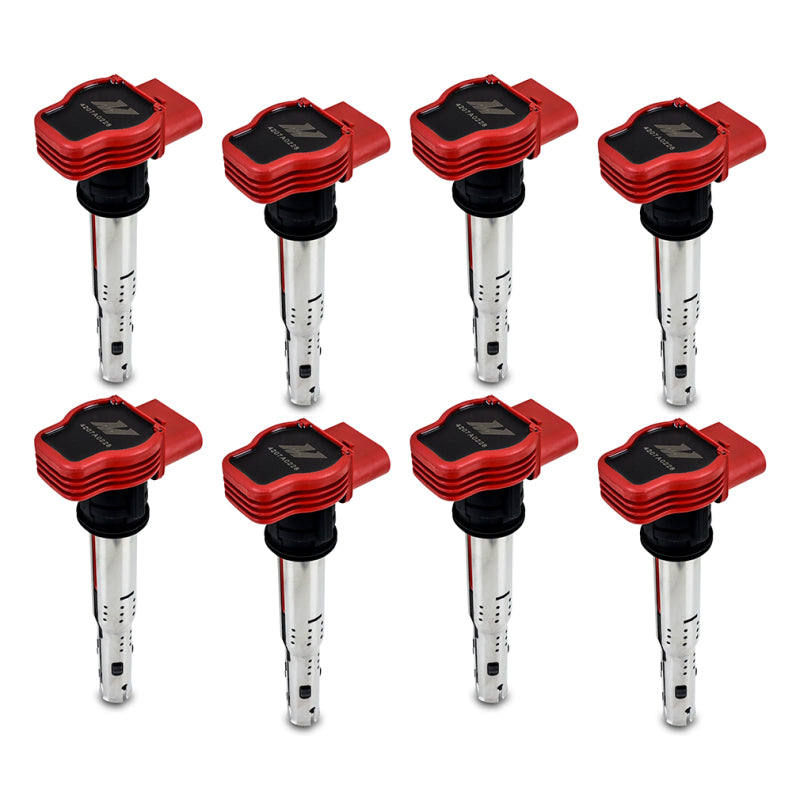 Mishimoto 06-08 VW/Audi Eight Cylinder Ignition Coil Set for Improved Engine Performance
