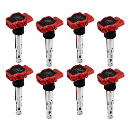 Mishimoto 06-08 VW/Audi Eight Cylinder Ignition Coil Set for Improved Engine Performance