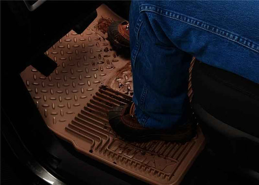 Husky Liners 07-12 GM Silverado/Sierra/Tahoe/Yukon/Escalade Heavy Duty Black Front Floor Mats