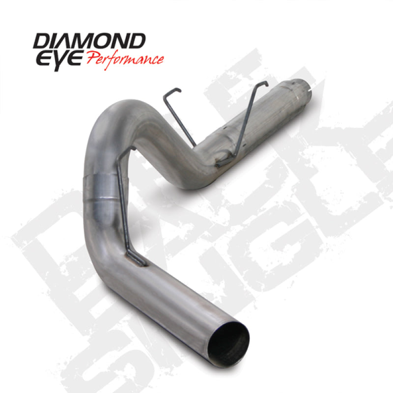 Diamond Eye Performance 5-inch Exhaust System Kit for 2007.5-2012 Dodge Ram 2500/3500 with 6.7L Cummins Diesel - Single Stainless Steel