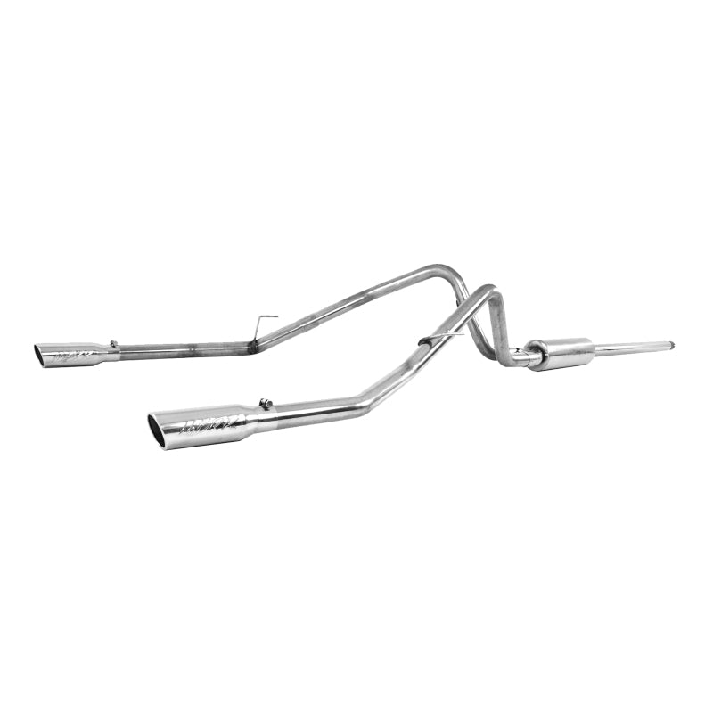 MBRP Armor Plus Series Cat Back Exhaust System for 2004-2008 Ford F-150 4.6/5.4L - Dual Split Rear Exit with 3.5-inch Tips