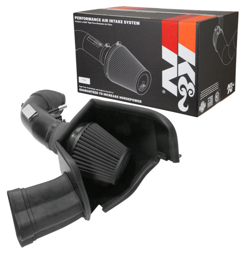K&N Engineering Blackhawk Induction Cold Air Intake Kit for 2018-2022 Ford Mustang GT V8 5.0L