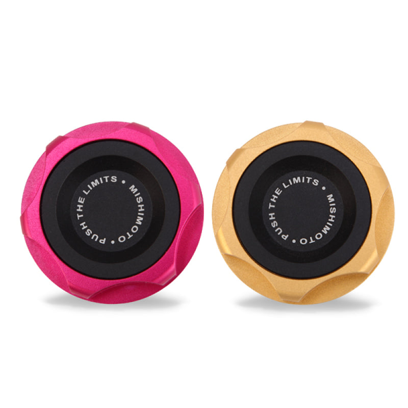Mishimoto Subaru Oil Filler Cap - Limited Edition Gold or Pink CNC Machined Aluminum