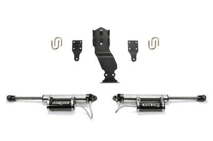 Fabtech FTS22304 Dual Steering Stabilizer System with 2.25-Inch Reservoir Shocks for 2017 Ford F-250 and F-350 Super Duty