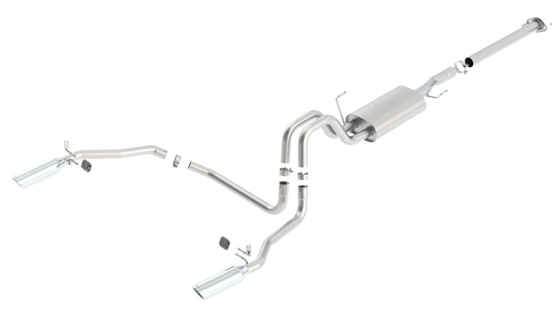 Borla ATAK Cat-Back Exhaust System for 2011-2014 Ford F-150 5.0L V8 - Aggressive Sound and Performance