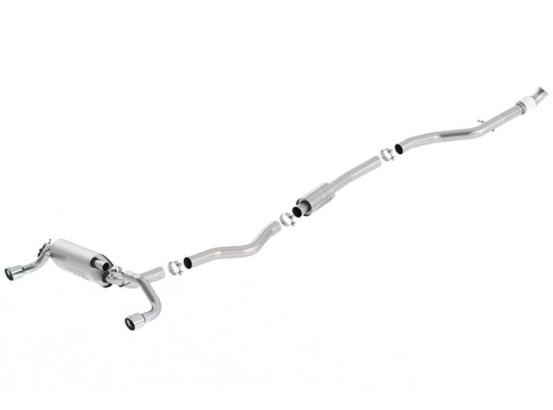 Borla ATAK Cat-Back Exhaust System for 2012-2016 BMW 335i & 435i – 3.0L 6-Cylinder, Single Rolled Tip