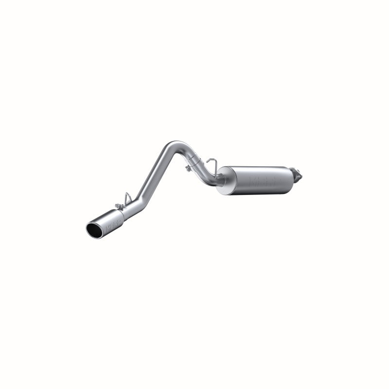 MBRP Armor Lite Series Cat Back Exhaust System for Jeep Wrangler 2002-2006 2.5L & 4.0L - Single Side Exit with 3.5-inch Tip