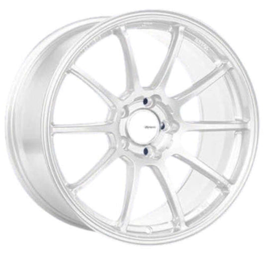 Enkei Triumph 18x9.5 Inch Cast Aluminum Wheel with 5x114.3 Bolt Pattern and White Finish