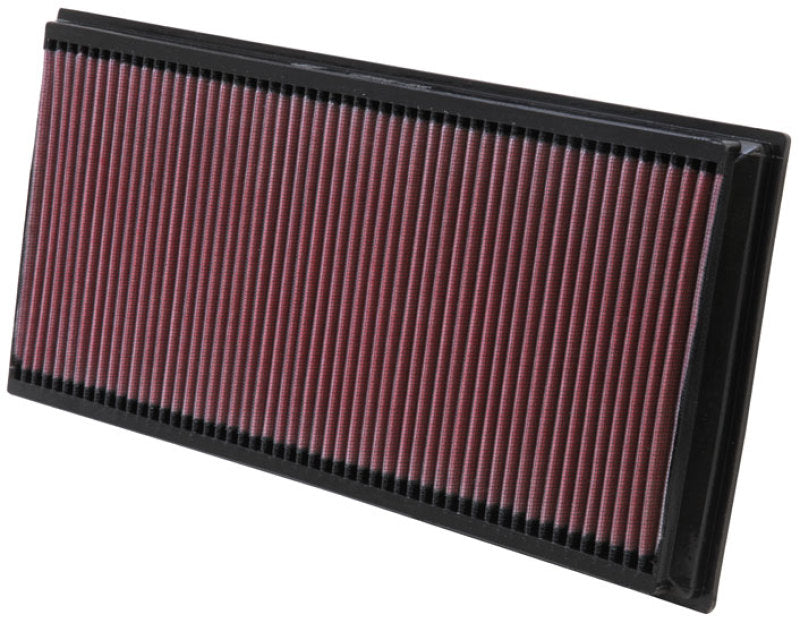 K&N Engineering Part 33-2857 High-Flow Drop-In Air Filter for Porsche Cayenne, Audi TT Quattro, Volkswagen Touareg