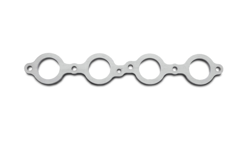 Vibrant T304 Stainless Steel Exhaust Manifold Flange for GM LS1/LS2/LS3 Engines - 3/8 Inch Thick, Sold in Pairs