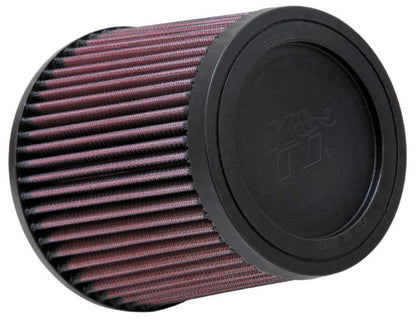 K&N Engineering Universal Rubber Air Filter Part Number RU-4950 for Mitsubishi Lancer (2.5 inch Flange, 6 inch Base, 5 inch Top, 5.5 inch Height)