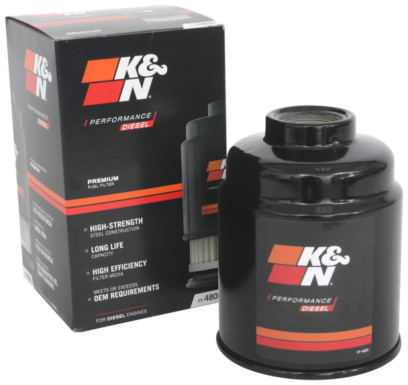 K&N Engineering PF-4800 Fuel Filter for 2013-2016 Dodge Ram 2500 6.7L Diesel