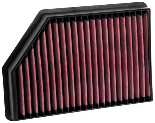 K&N Engineering 33-5098 High-Flow Drop-In Replacement Air Filter for 2020 Chevrolet Silverado 2500/3500 6.6L Diesel