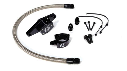 Fleece Performance 98.5-02 VP Coolant Bypass Kit with Stainless Steel Braided Line for Cummins 5.9/6.7L Engines