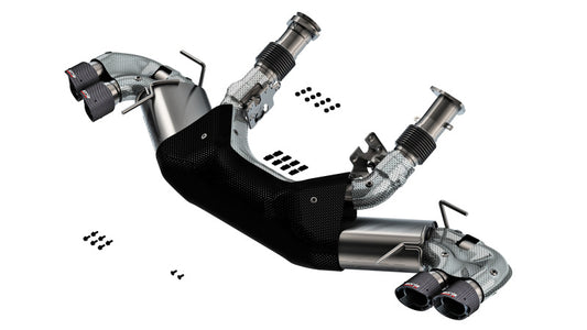 Borla 20-24 Chevy Corvette 6.2L V8 AT S-Type Cat-Back Exhaust with Carbon Fiber Tips