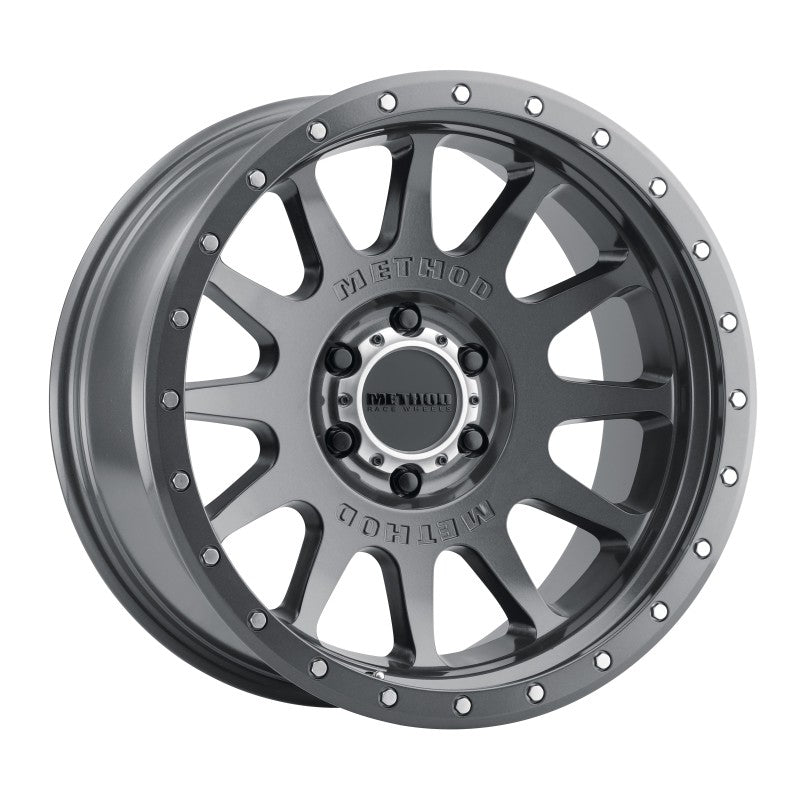 Method MR605 NV 20x10-Inch Alloy Wheel with -24mm Offset and Titanium Finish