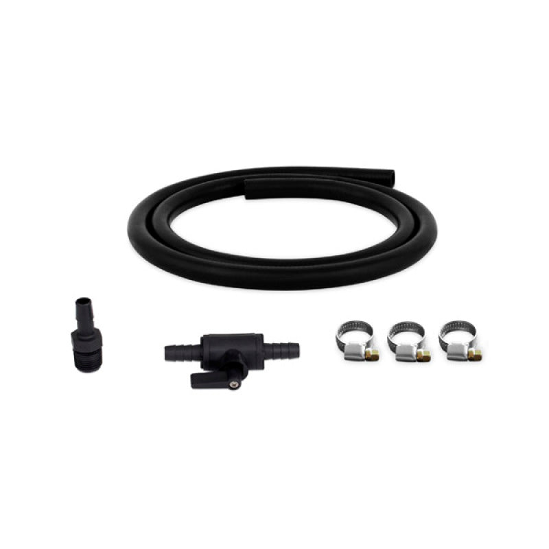 Mishimoto Compact Baffled Oil Catch Can Petcock Drain Kit – Easy Drainage Solution for Mishimoto 2-Port and 3-Port Catch Cans
