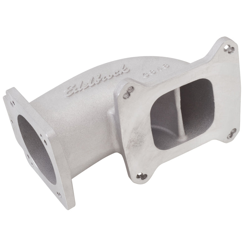 Edelbrock Low Profile Intake Elbow 90mm Throttle Body to Square-Bore Flange Part Number 3848