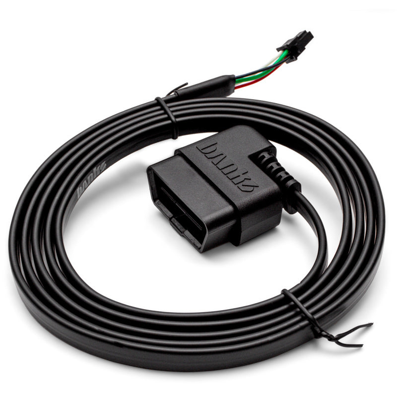 Banks Power iDash-Derringer Module OBD-II Cable – 4-Pin Flat Design for ECM Data & Power Retrieval
