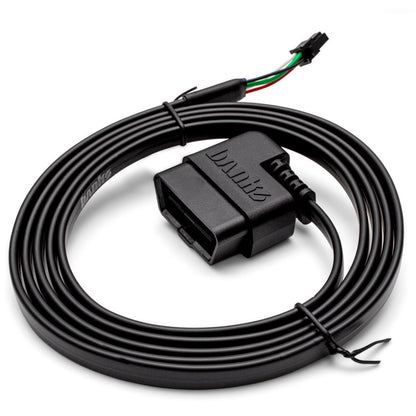 Banks Power iDash-Derringer Module OBD-II Cable – 4-Pin Flat Design for ECM Data & Power Retrieval
